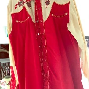 Vintage Western ladies show shirt-Scully brand